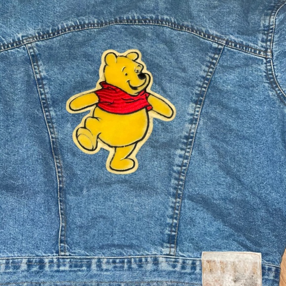 Vintage Winnie The Pooh Denim jacket size large - Picture 1 of 13